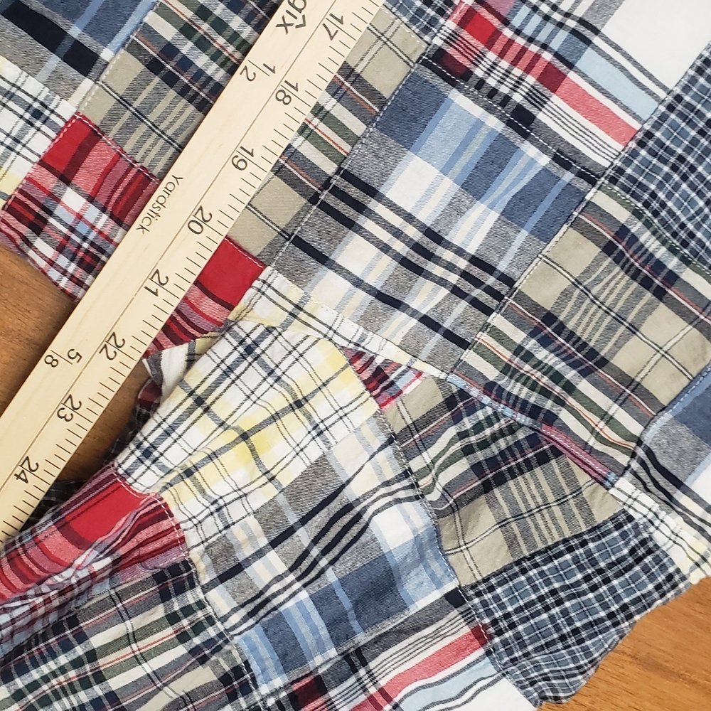 Serengeti Multicolor Plaid Patchwork Jacket See P… - image 5